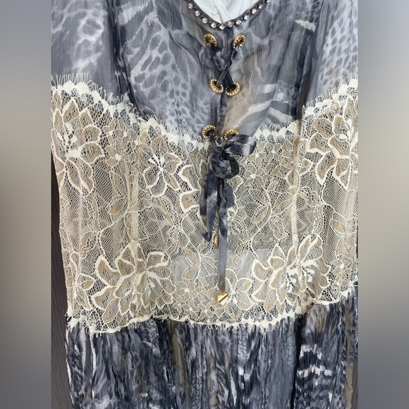 💎Like New SOCIETA Lace & Chiffon Dress 💎 - Picture 6 of 15